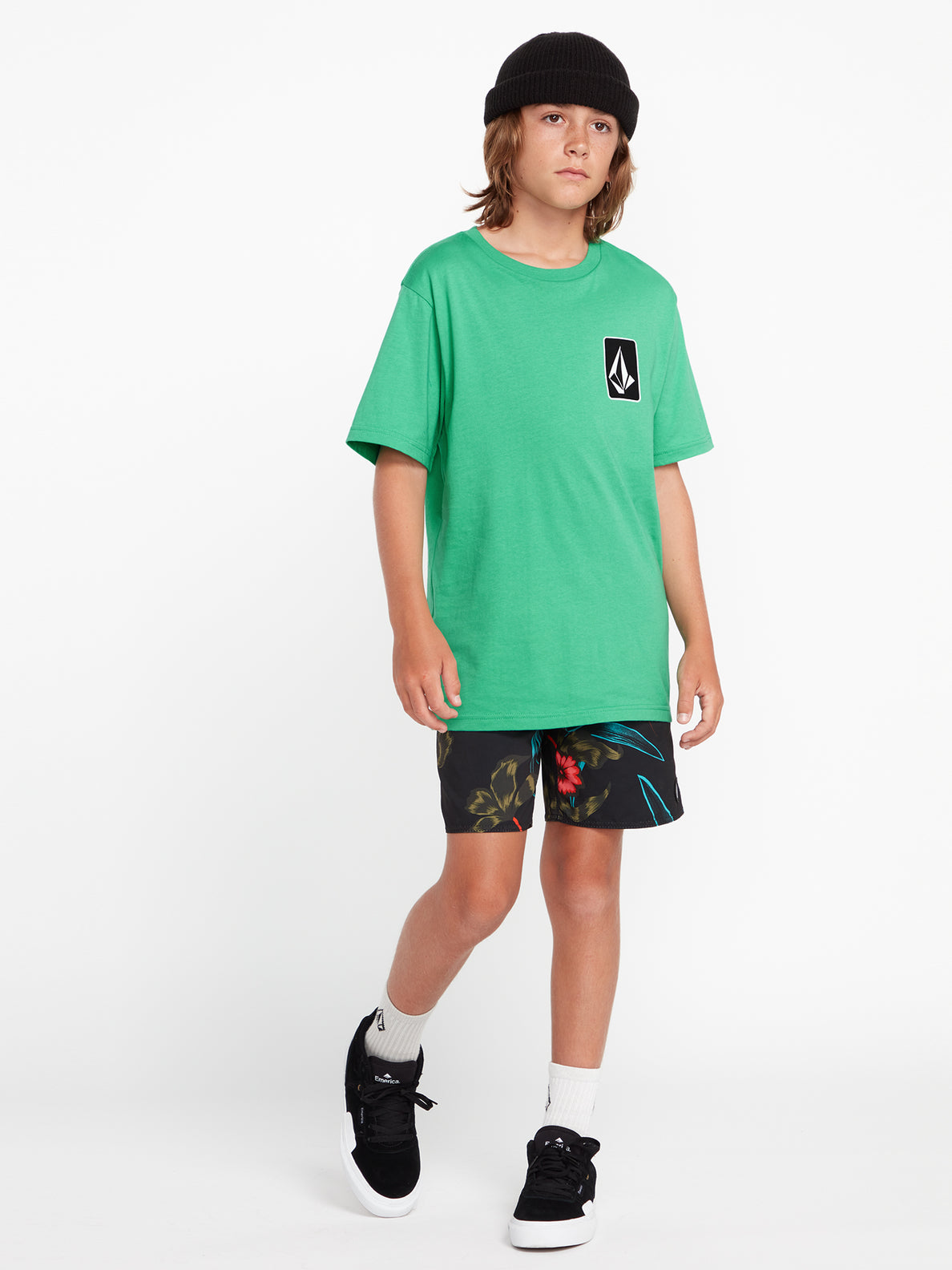 Big Boys Originator Short Sleeve Tee Shirt - Jungle Green