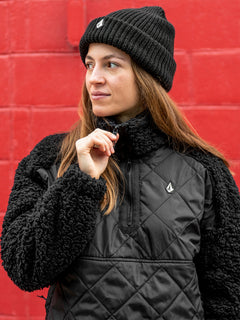 Womens Ferron Pullover Jacket - Black