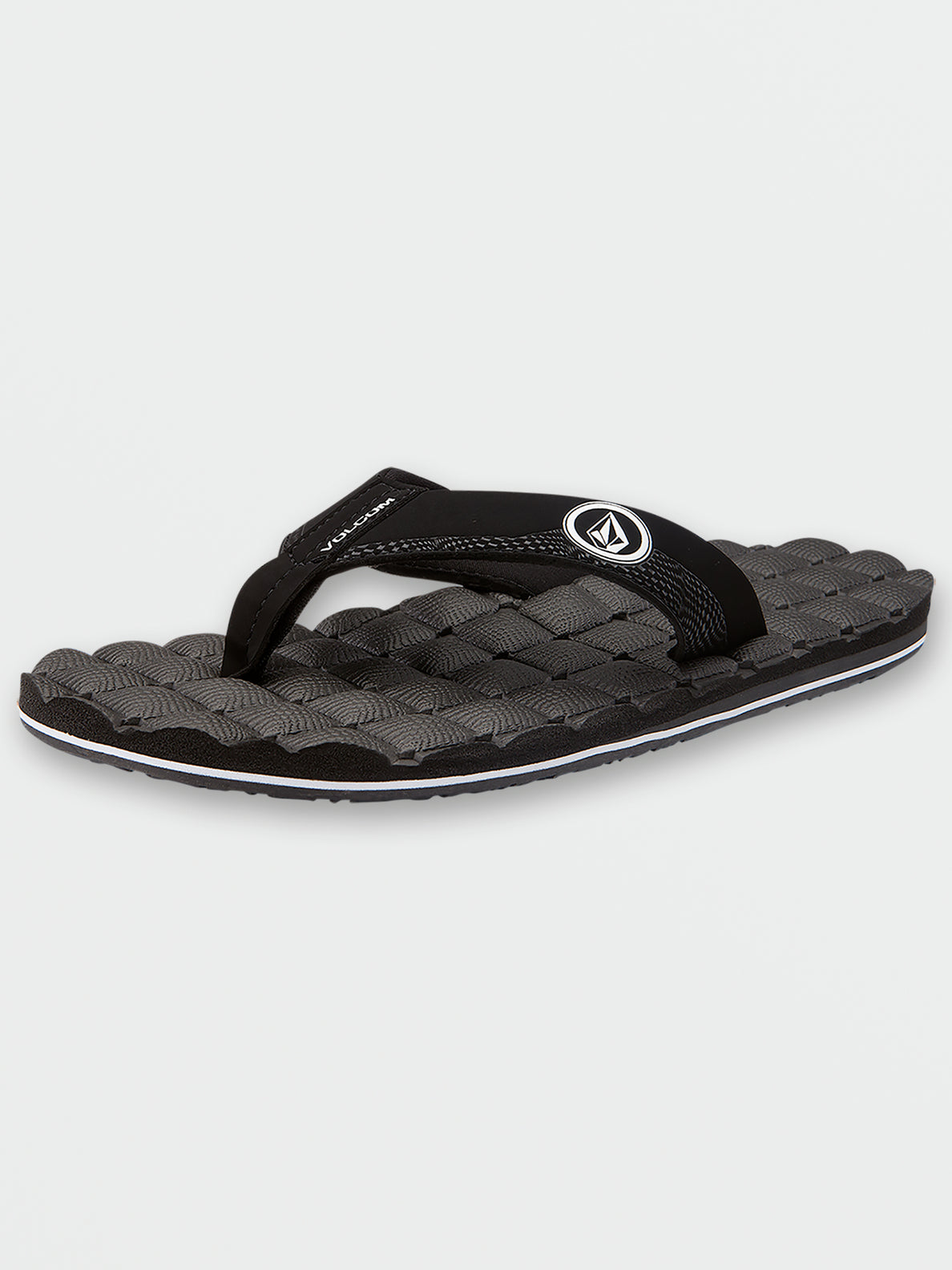 Recliner Sandals - Black White