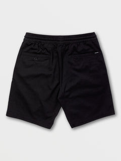 Frickin Elastic Waist Shorts - Black (A1022003_BLK) [B]