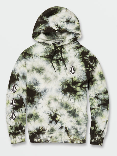 Iconic Stone Plus Pullover - Lime Tie Dye