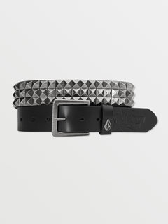 V Ent Leather Belt Black (D5932300_BLK) [F]
