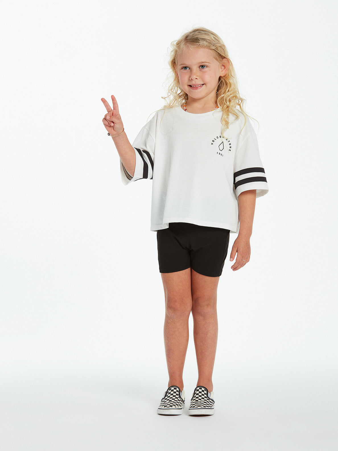 Girls Truly Stoked Short Sleeve Tee - Star White (R3512201_SWH) [6]