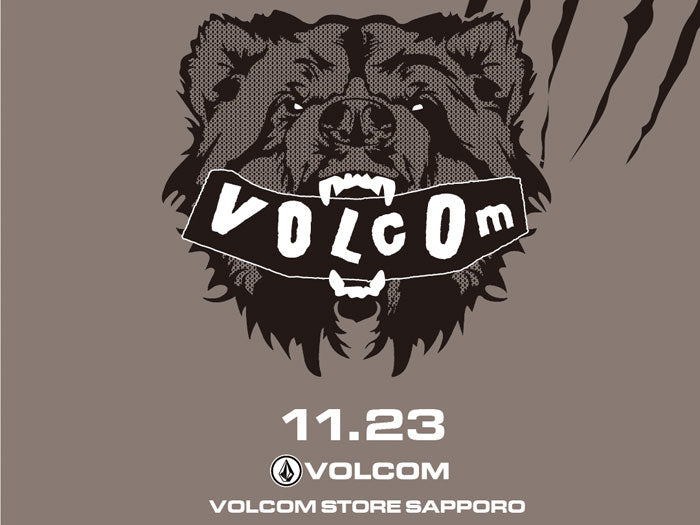 VOLCOM STOREがついに札幌へ！11月23日(土)サッポロファクトリーに期間限定STOREをOPEN！
