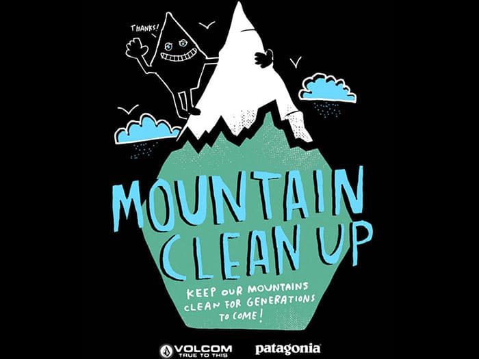 Patagonia x Volcom Mountain Clean Up