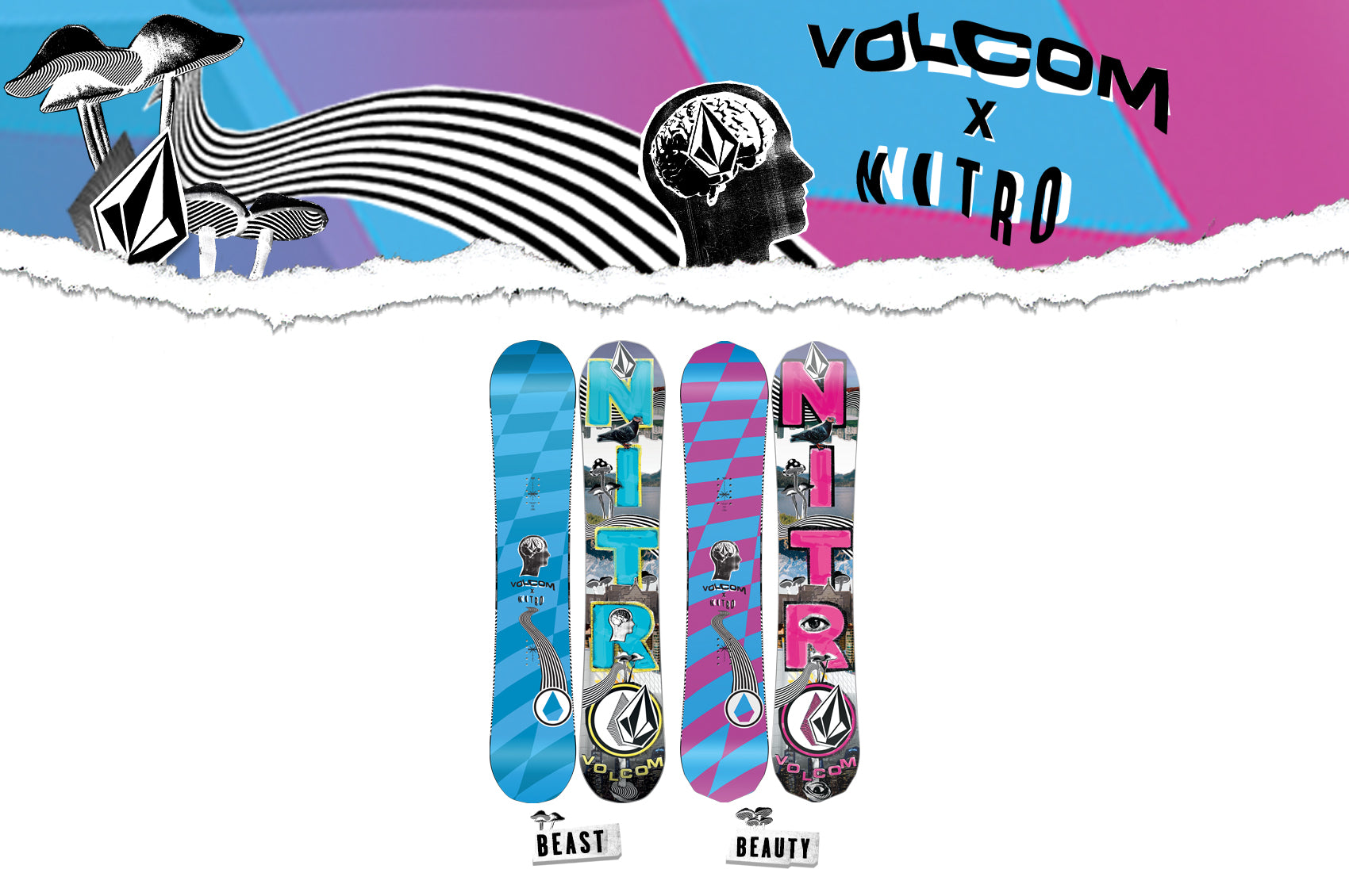 Nitro Snowboard Campaign – Volcom Japan