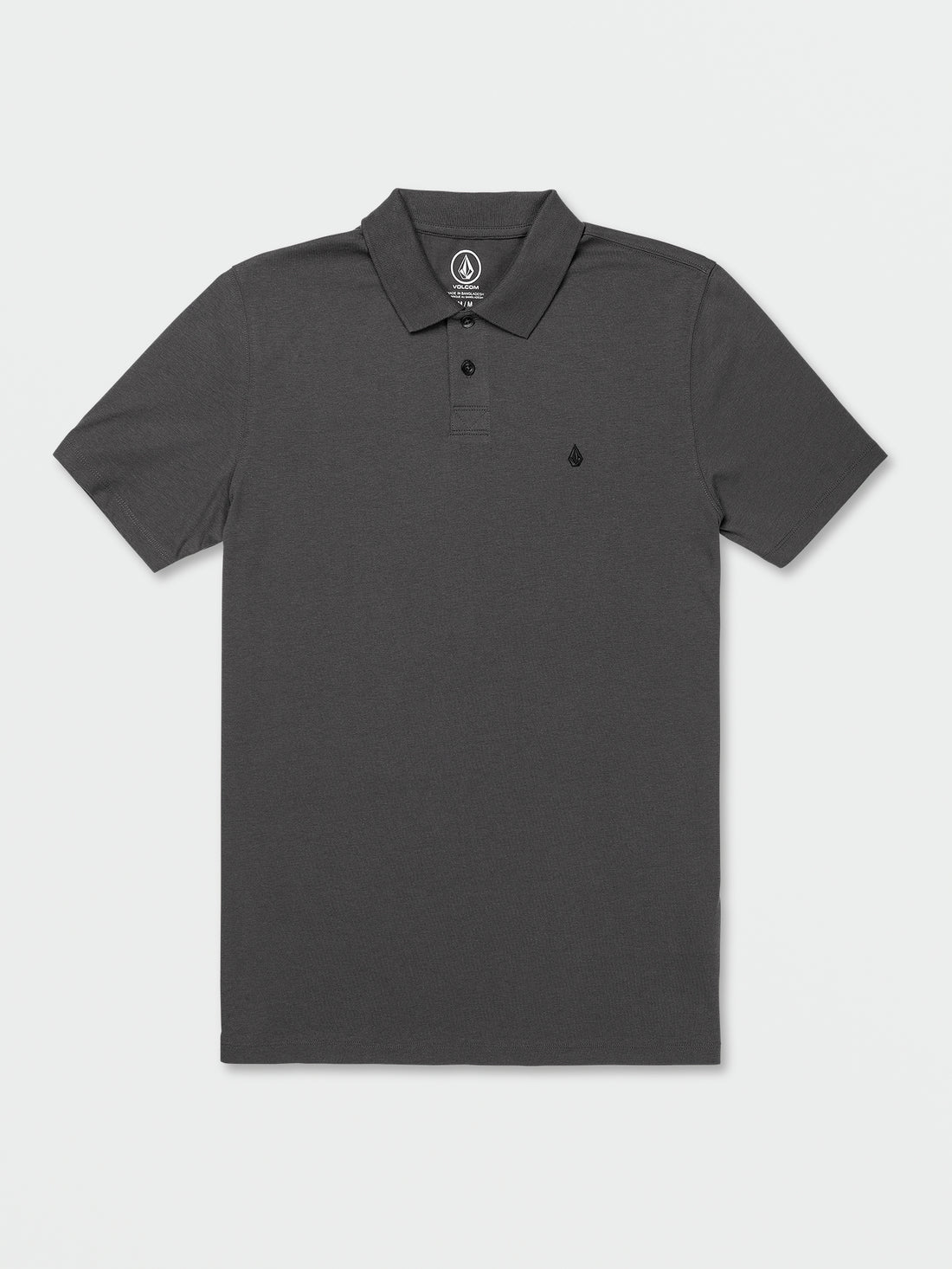 Middler Polo Short Sleeve Shirt - Asphalt Black