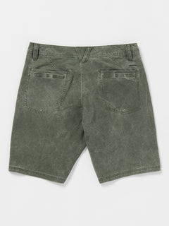 Stone Faded Hybrid Shorts - Squadron Green