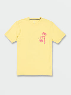 Heavy Living Short Sleeve Tee Shirt - Yellow Flash