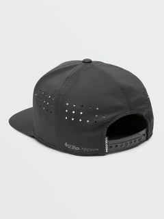 Stone Tech Snapback Hat - Black