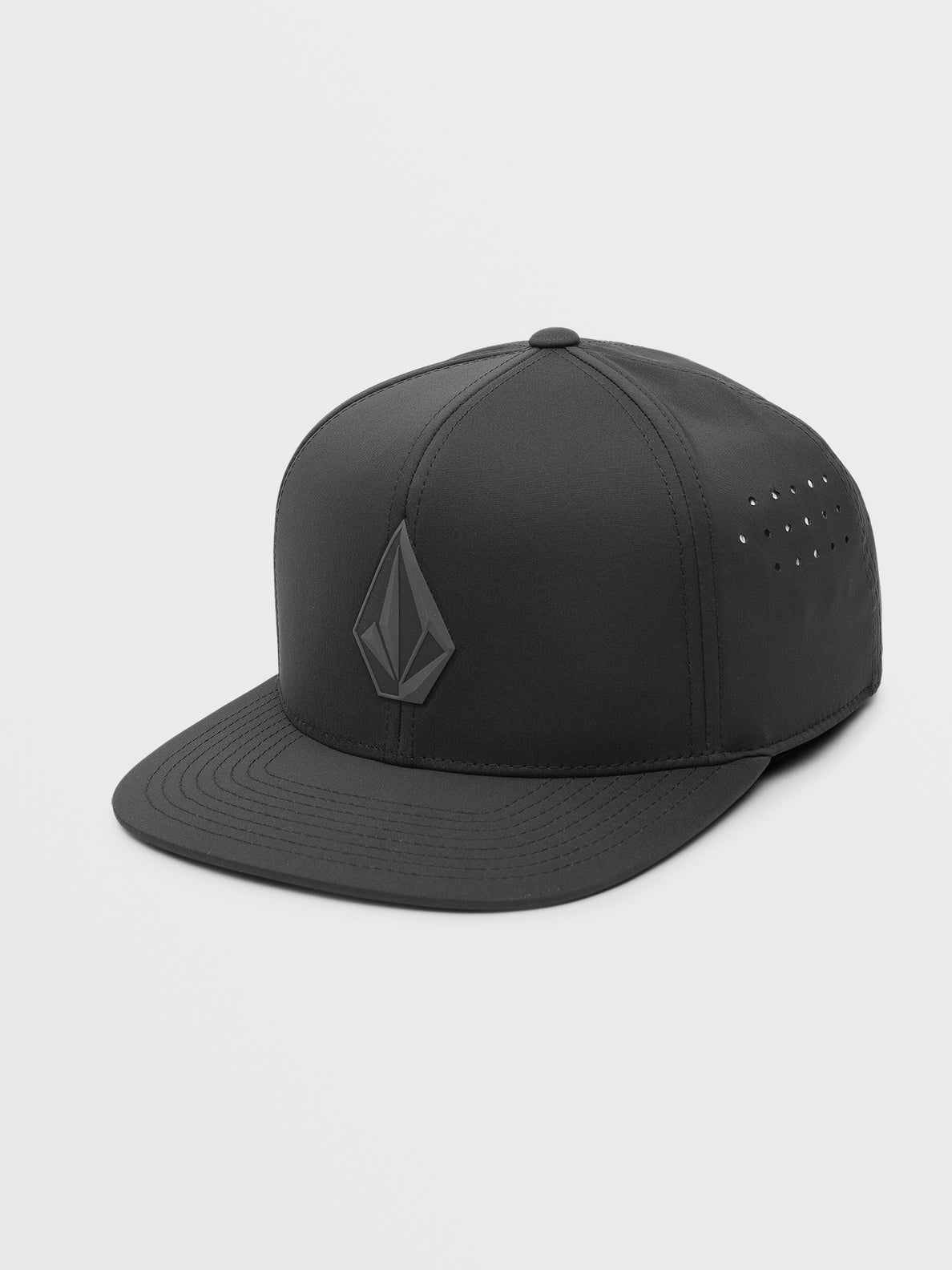 Stone Tech Snapback Hat - Black