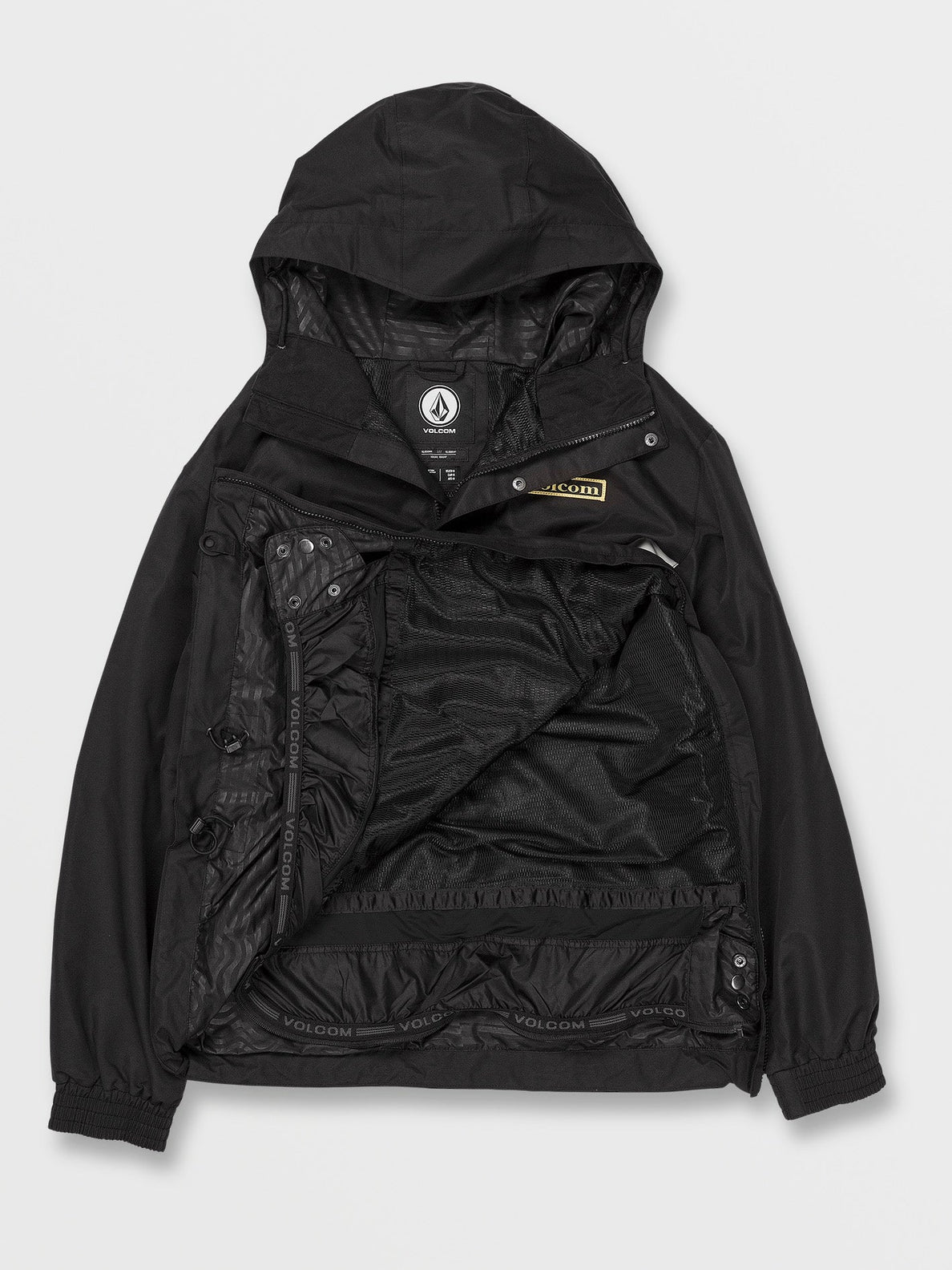 Mens Longo Pullover Jacket - Black – Volcom Japan