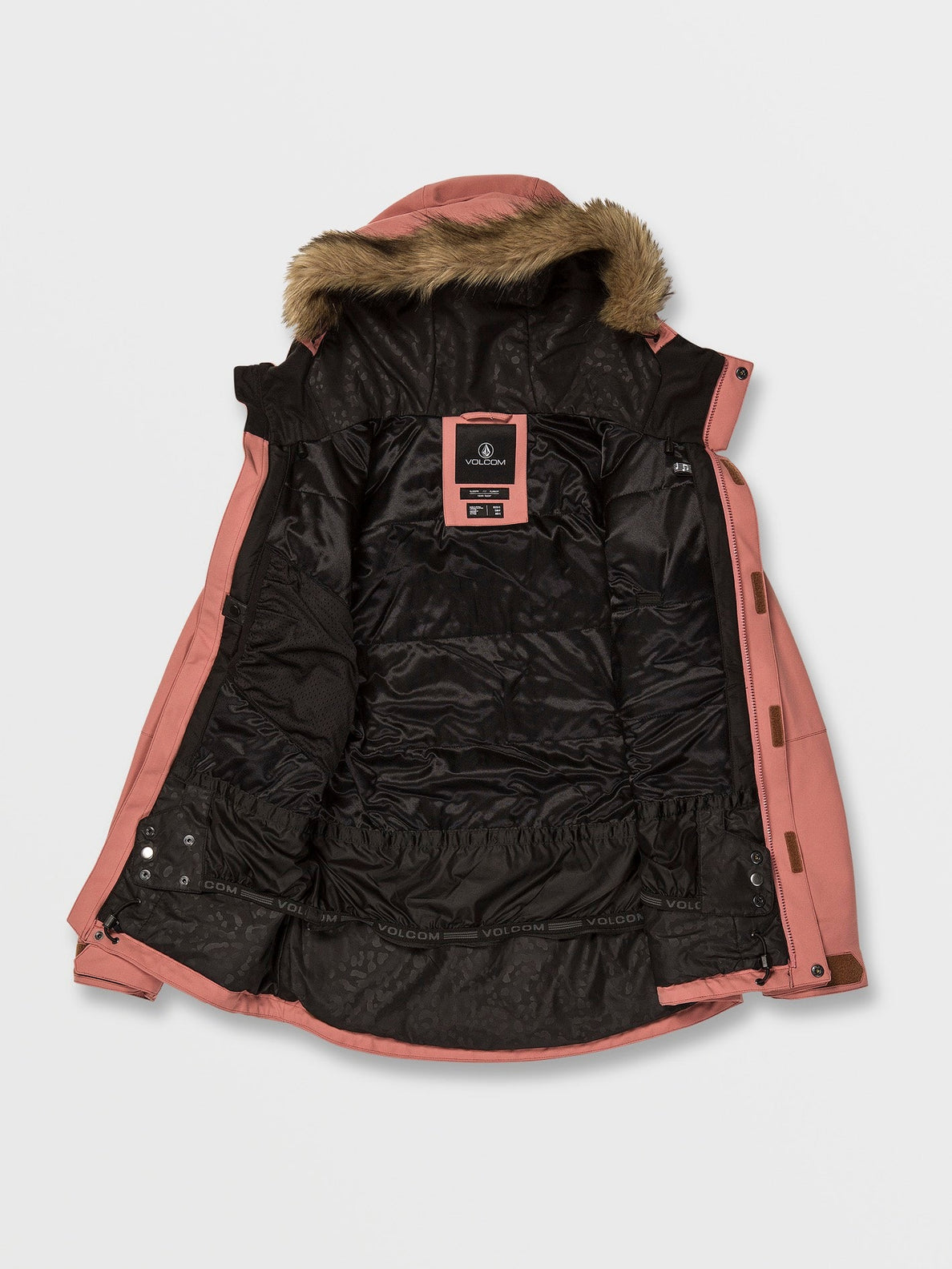 Womens Shadow Insulated Jacket - Earth Pink – Volcom Japan