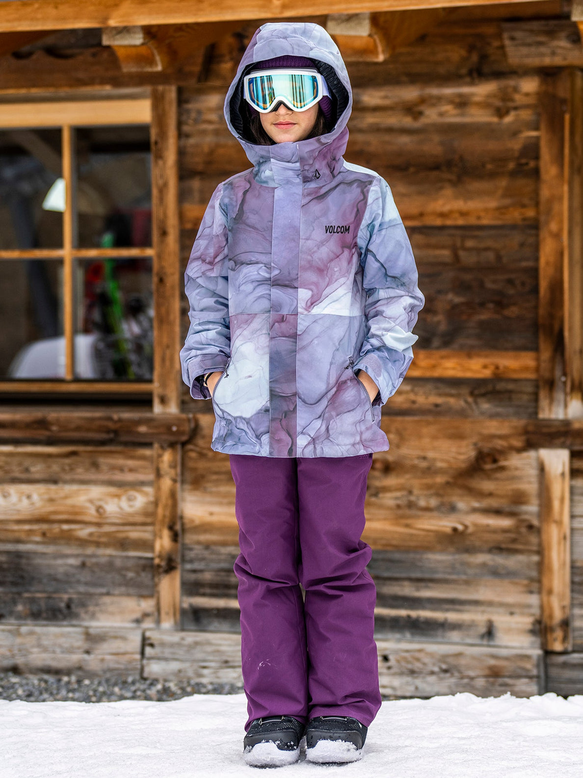 Kids Sass'N'Fras Insulated Jacket - Glacier Ink