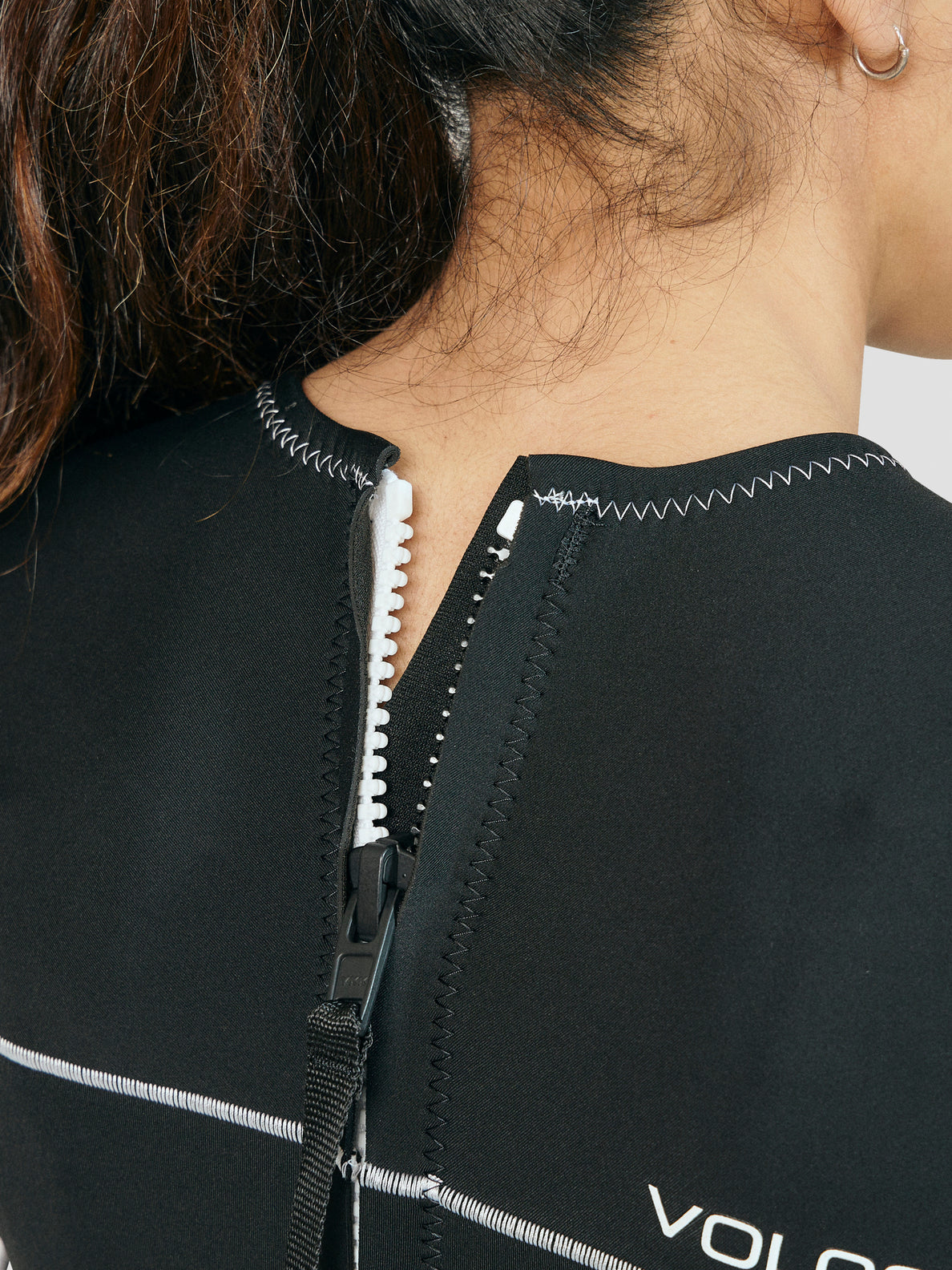 Womens Modulator 1mm Long Arm Back Zip Wetsuit - Black
