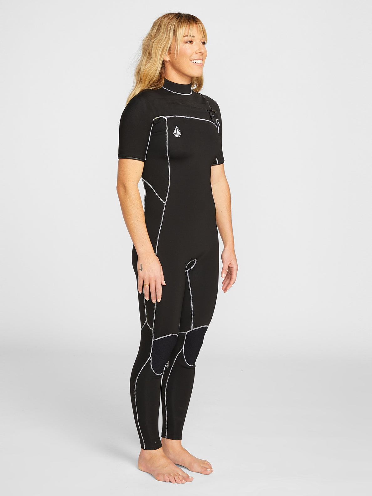 Womens Modulator 2mm Short Sleeve Wetsuit - Black