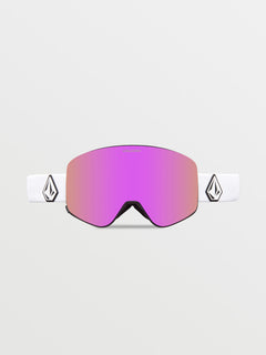 Odyssey Goggle - Matte White / Pink Chrome+BL / Buckle