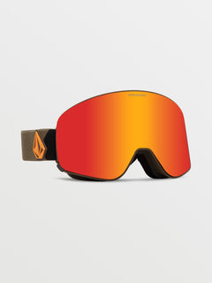 Odyssey Goggle - Military/Gold / Red Chrome+BL / Buckle