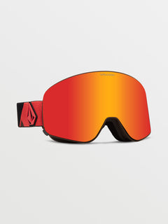 Odyssey Goggle - Orange/Brown / Red Chrome+BL / Buckle
