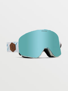Odyssey Goggle - White Ice / Ice Chrome+BL / buckle