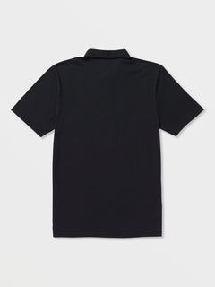 Banger Short Sleeve Polo Shirt - Tinted Black