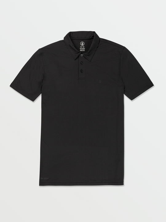 Hazard Pro Polo Short Sleeve Shirt - Black (A0112304_BLK) [F]