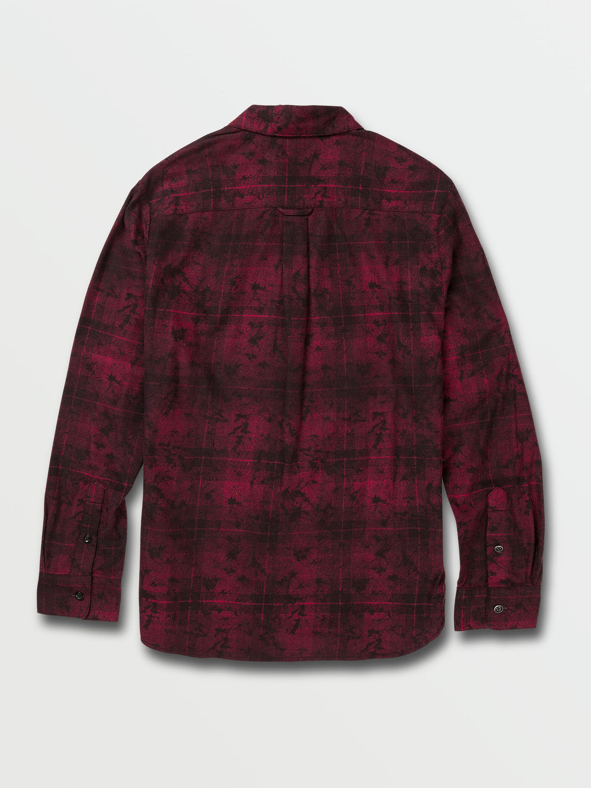 Office Party Long Sleeve Flannel - Port (A0542101_POR) [B]