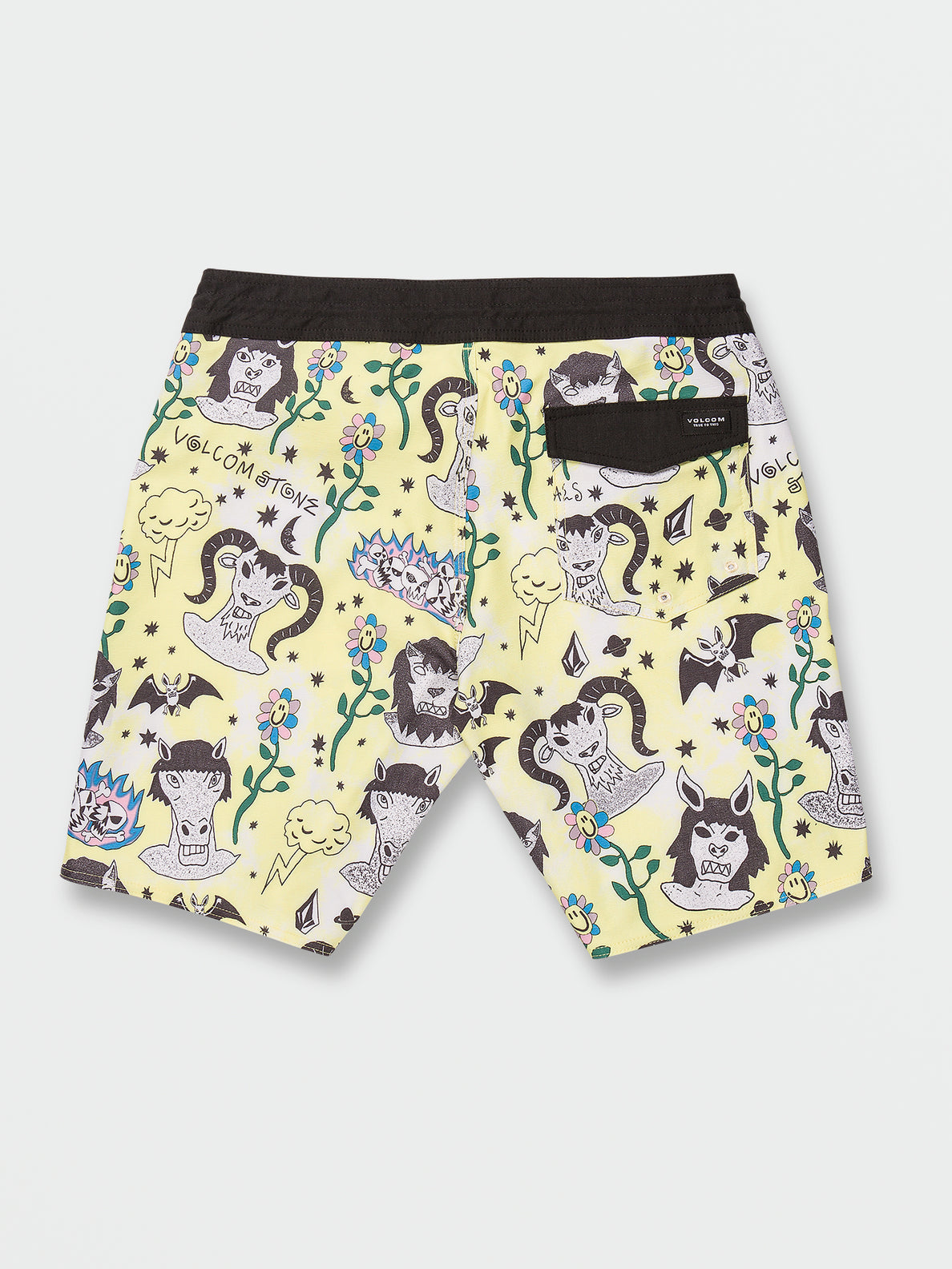 Surf Vitals Ozzy Stoneys Trunks 19 - Glimmer Yellow (A0822211_GLY) [B]