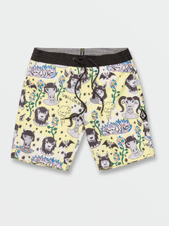 Surf Vitals Ozzy Stoneys Trunks 19 - Glimmer Yellow (A0822211_GLY) [F]
