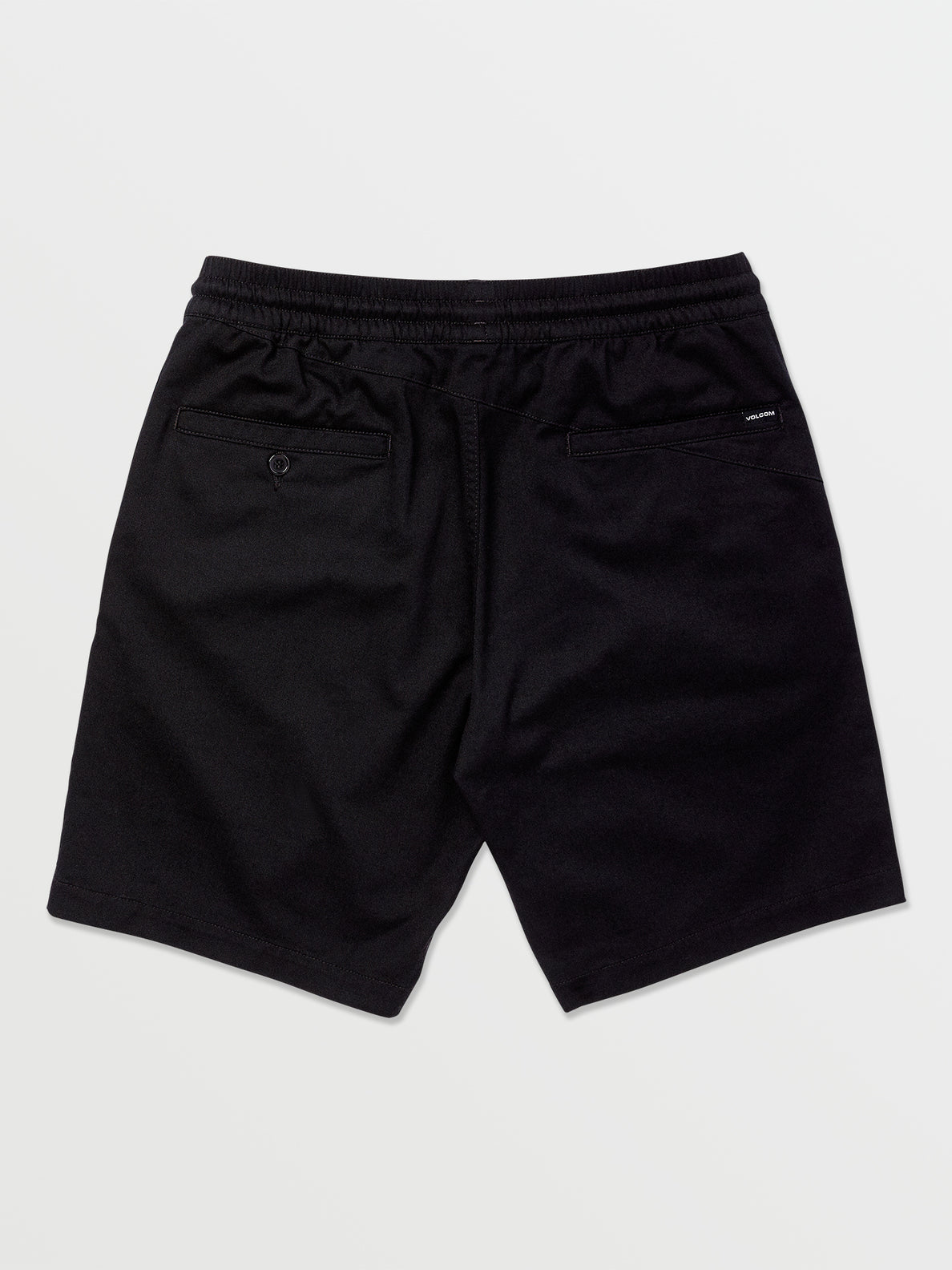 Frickin Elastic Waist Shorts - Black (A1012304_BLK) [B]