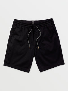 Frickin Elastic Waist Shorts - Black (A1012304_BLK) [F]