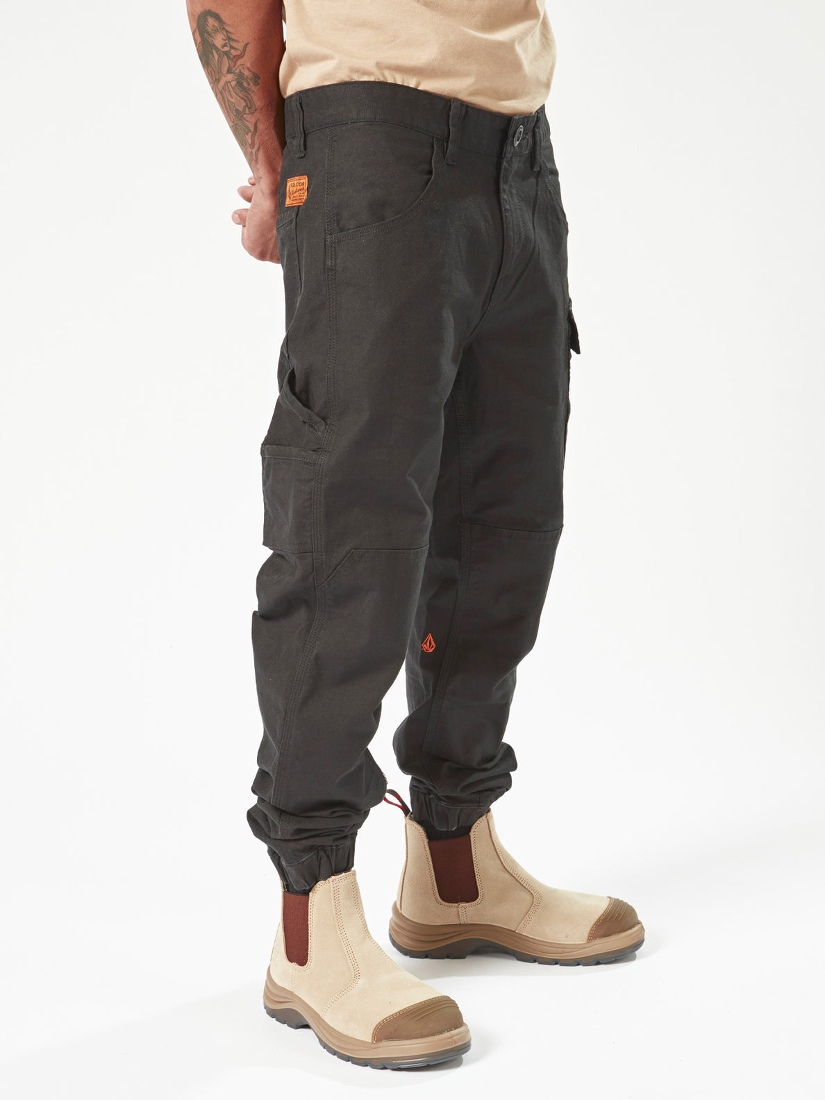 Volcom Workwear Caliper Cuffed Pants - Black
