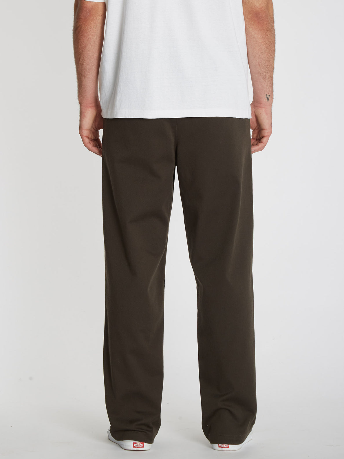 LOOSE TRUCK CHINO TROUSERS - RINSED BLACK