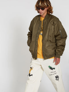SPACE CHILD JACKET - SERVICE GREEN
