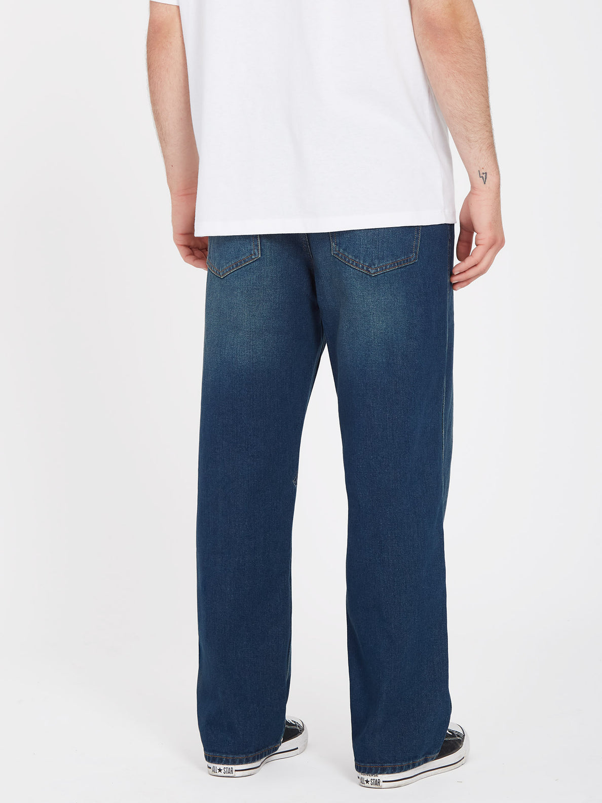 Nailer Loose Tapered Fit Jeans - Matured Blue