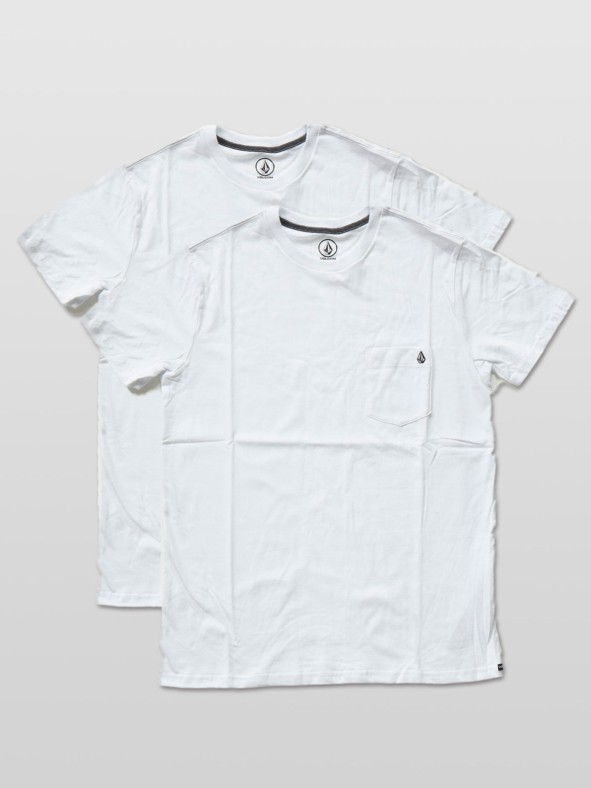 Solid Pkt Short Sleeve 2Pack - White