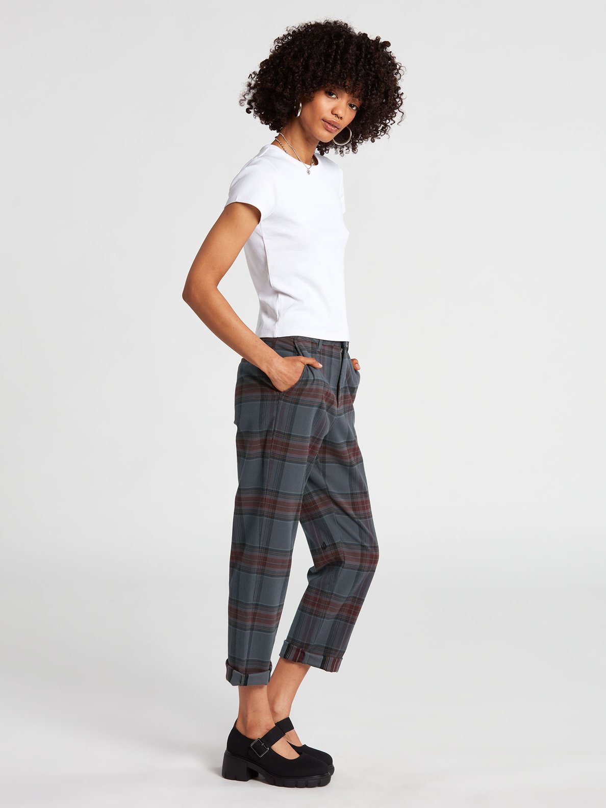 Frochickie High Rise Pant - Black Plum