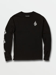Iconic Stone L/s Tee Youth Black (C3632100_BLK) [F]
