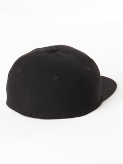 V FULL STONE XFIT HAT - BLACK
