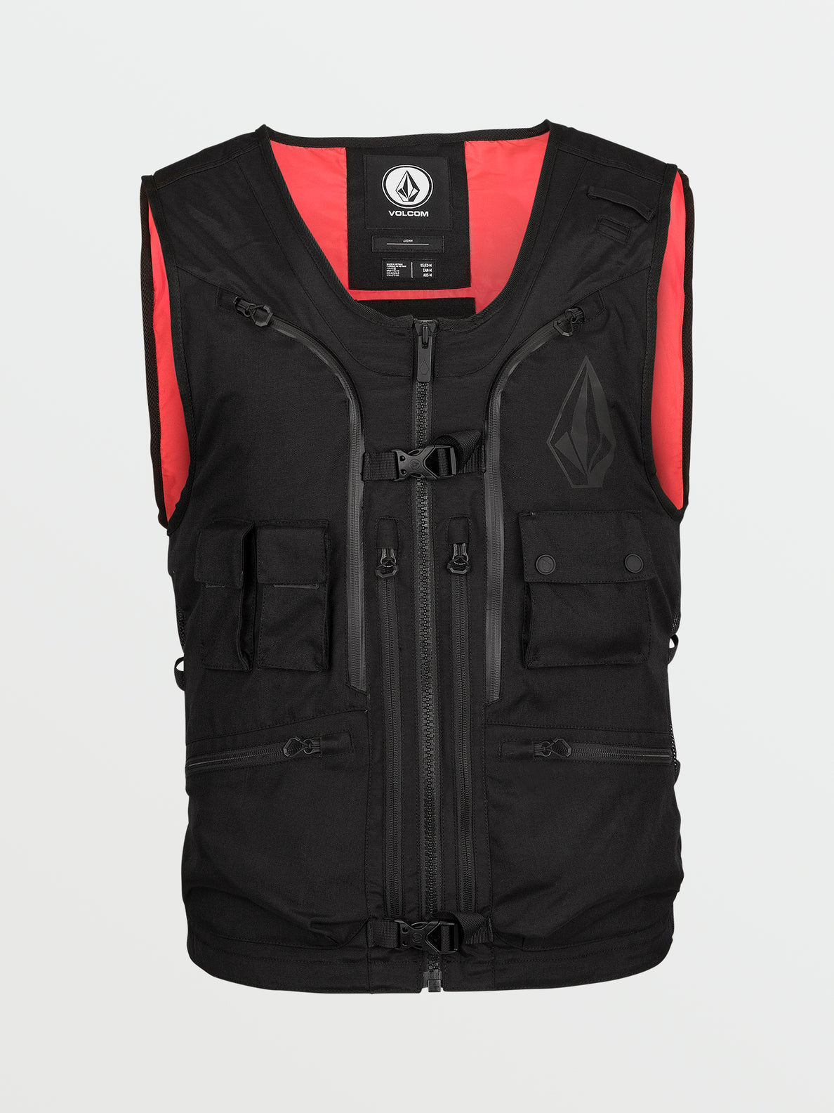 Mens Iguchi Slack Vest - New Black (G0652208_NBK) [F]