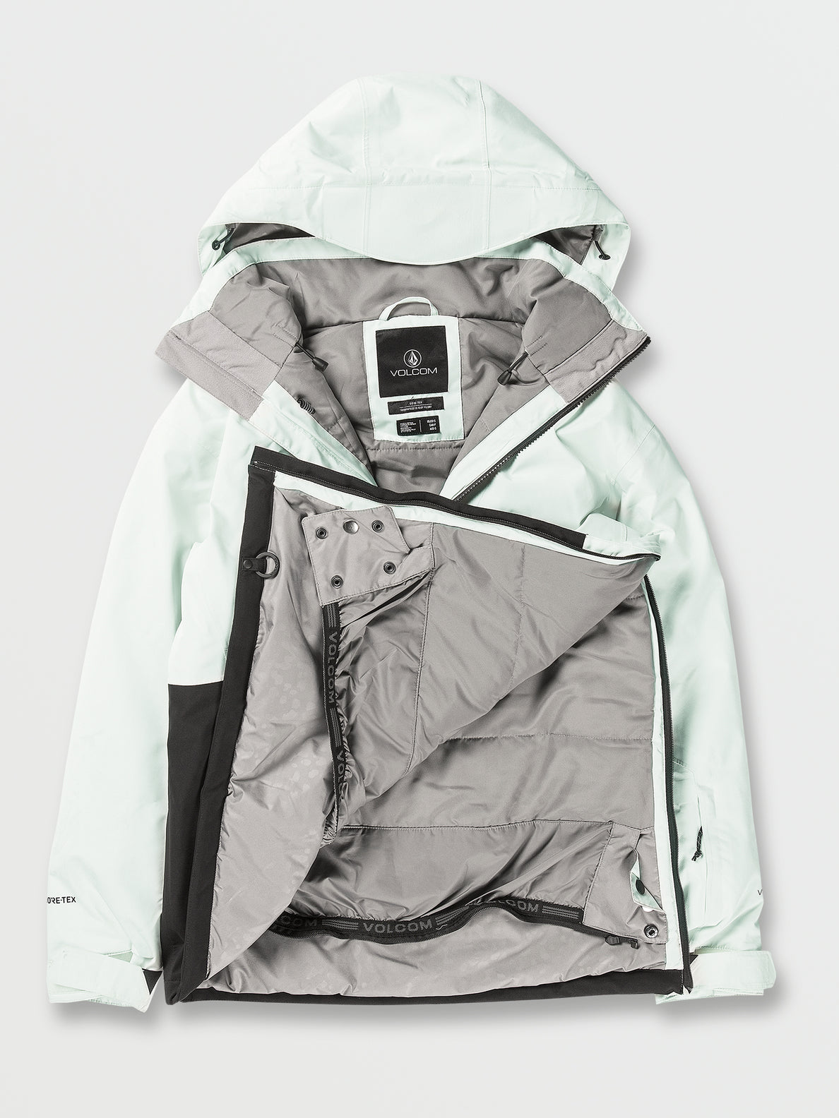 Womens Fern Insulated Gore-Tex Pullover - Ice Green