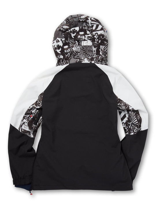 Womens USST Brighton Pullover Jacket - Black White