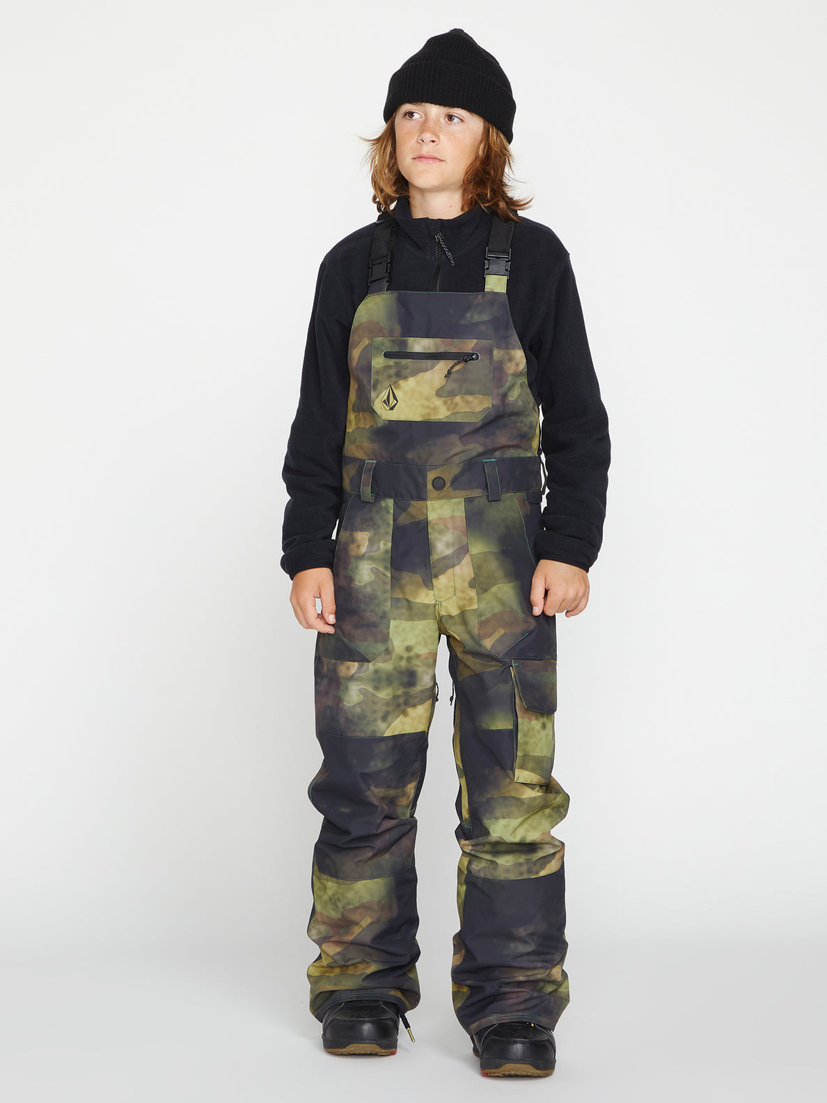 Kids Barkley Insulated Bib Overall - Camouflage