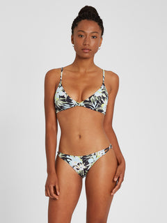 Off Tropic V Neck Bikini Top - Multi
