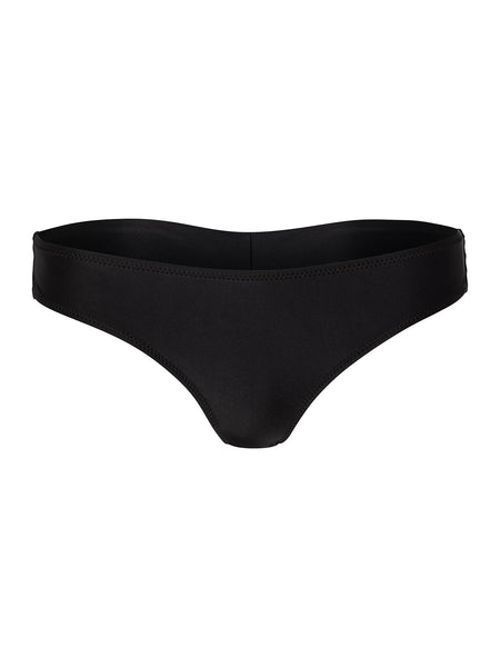 Simply Solid Cheekini Bikini Bottom - Black