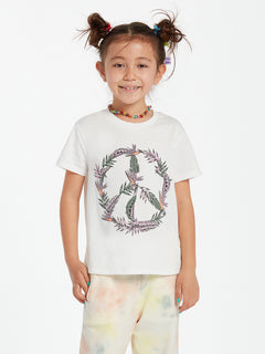 Girls Last Party Short Sleeve Tee - Star White (R3512200_SWH) [F]