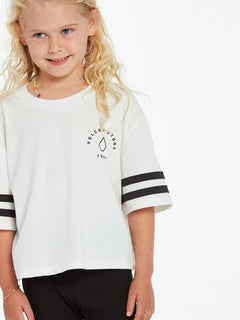 Girls Truly Stoked Short Sleeve Tee - Star White (R3512201_SWH) [4]