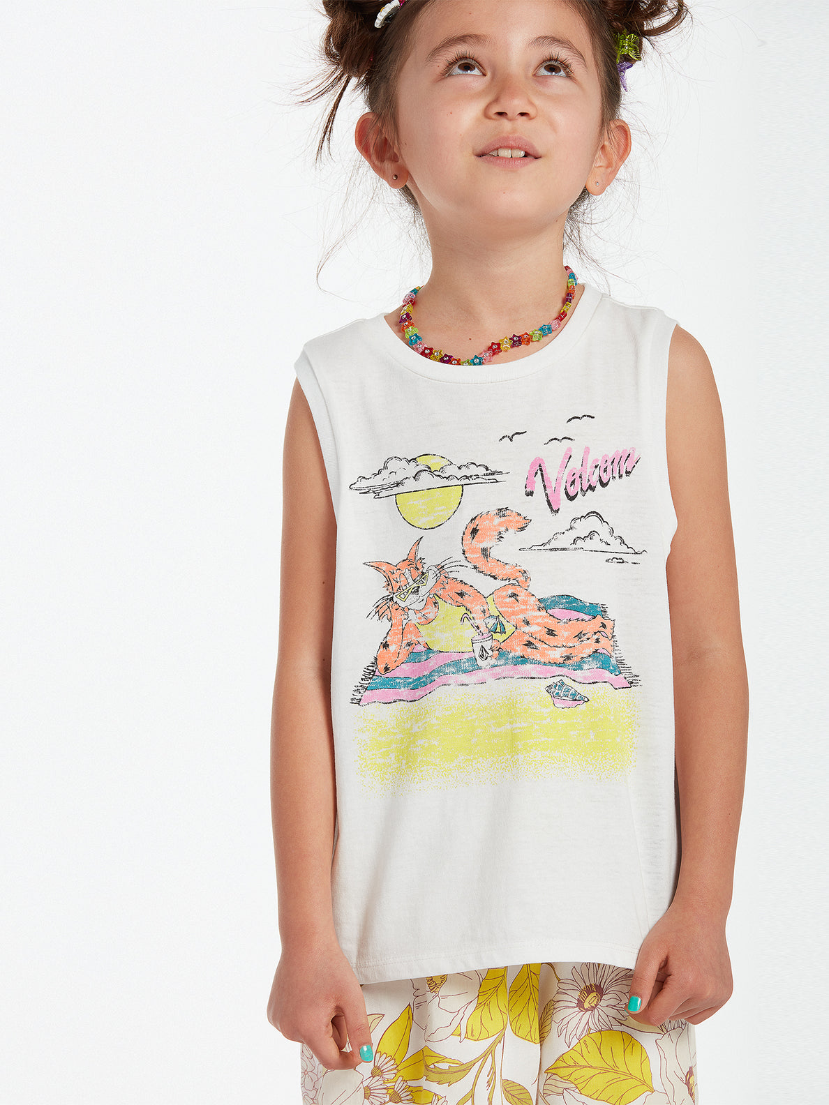 Girls Flexin Muscle Tank - Star White (R4512200_SWH) [4]