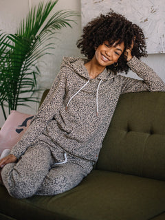 Lived In Lounge Hoodie - Animal Print