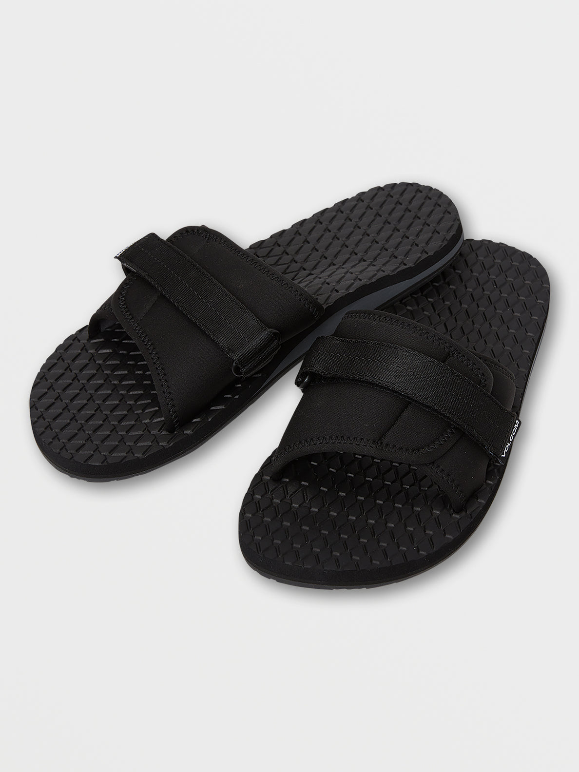 Mens Eco Recliner Slide Sandals - Black Grey